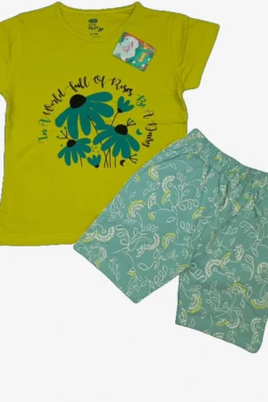 Green Shorts set