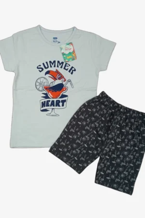 Grey Shorts set