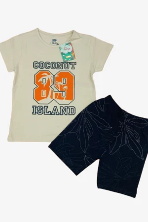 Brown Shorts set