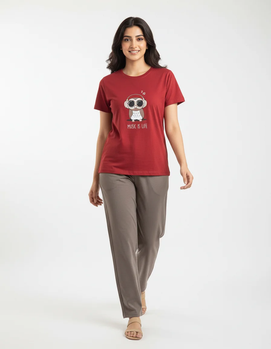 Solid Pyjama set