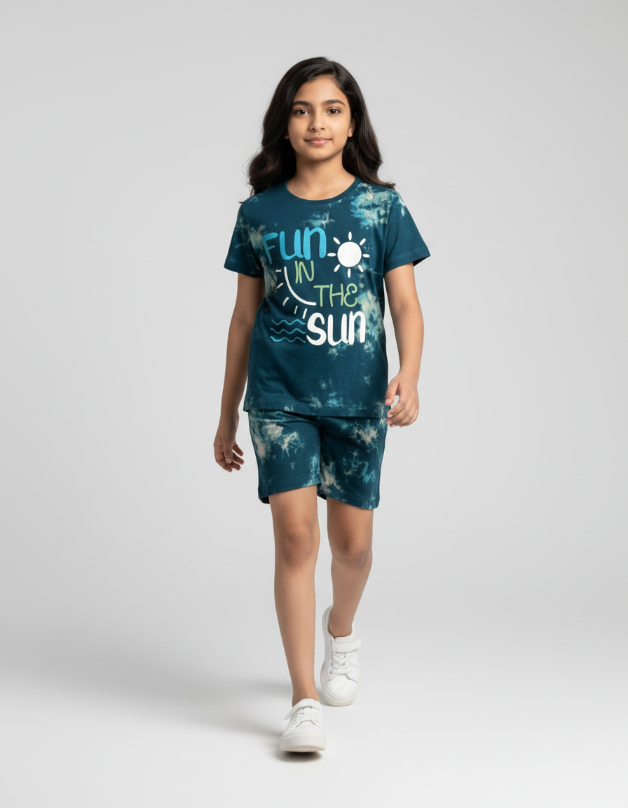 Tie and Dye Short Set