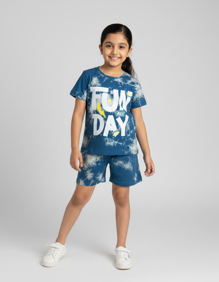 Tie and Dye Short Set