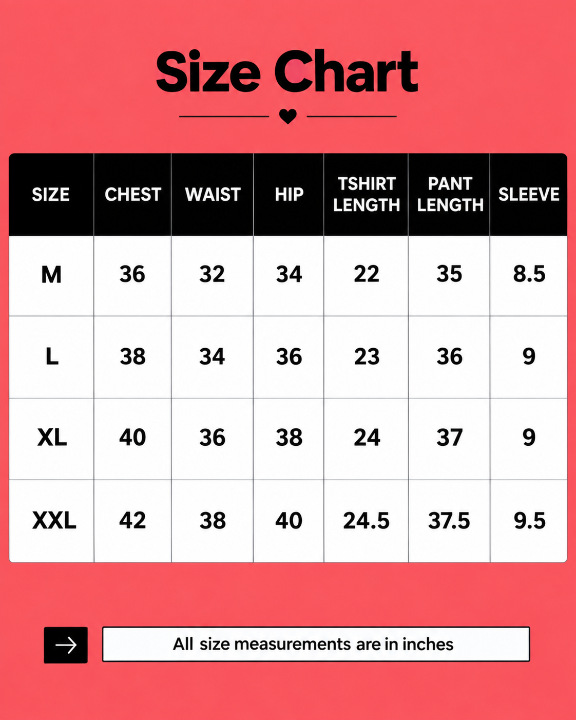 Size Chart Image 1