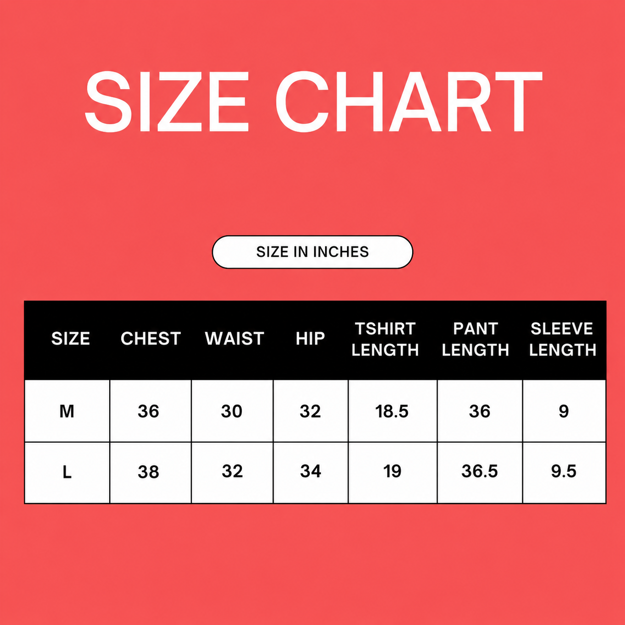 Size Chart Image 1