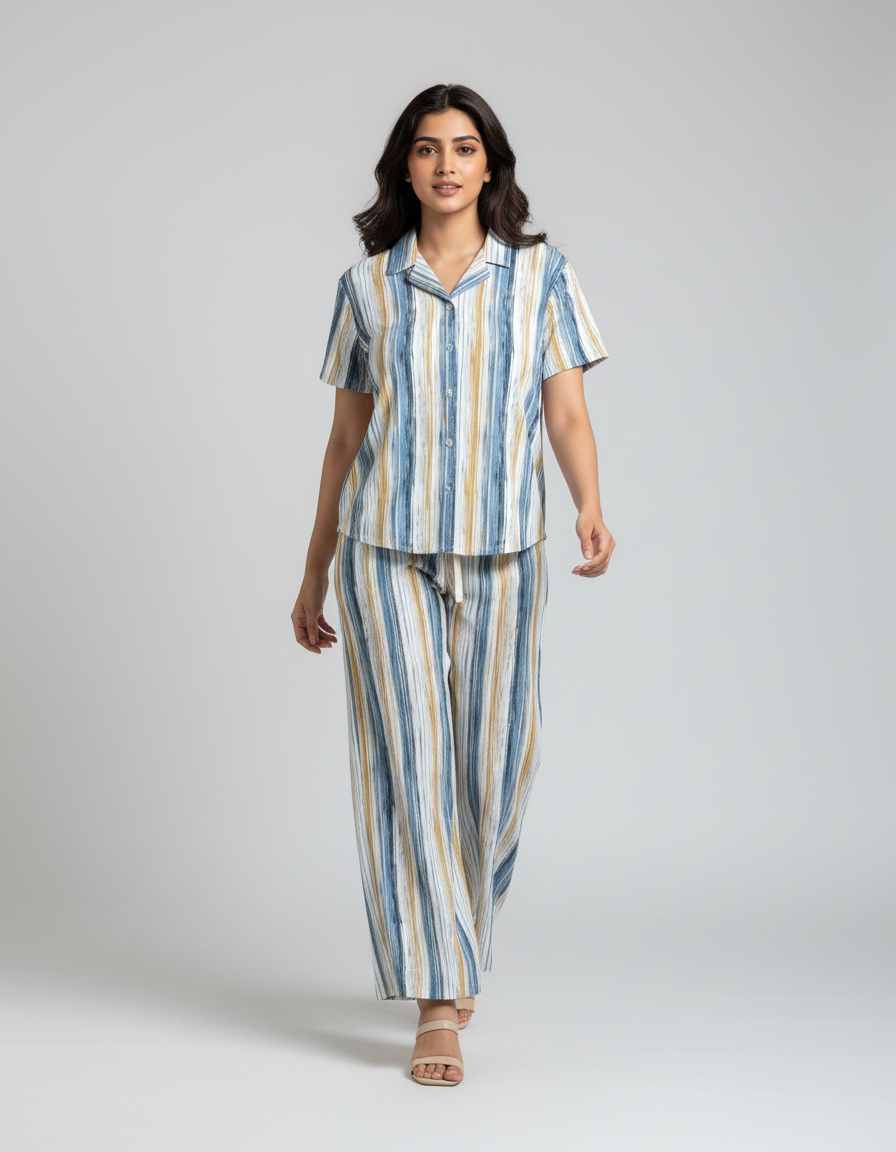 Collar Palazzo set