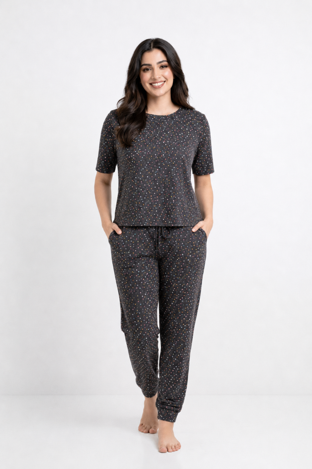 Crop Top  Jogger Set