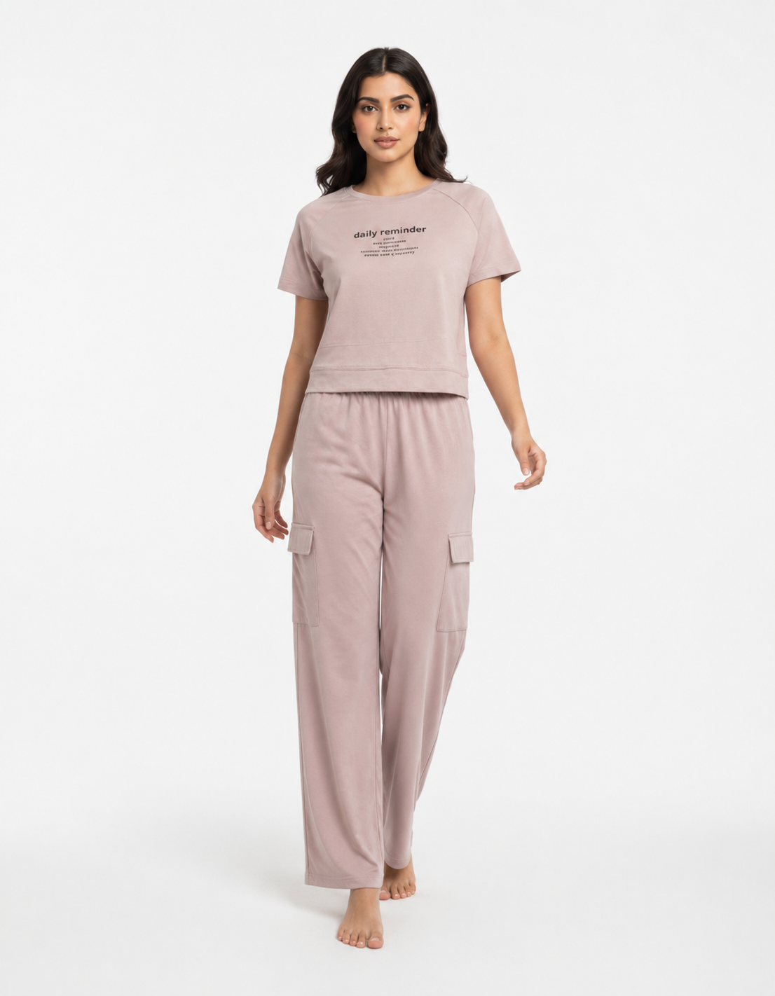 Crop Top  Cargo Pant Set