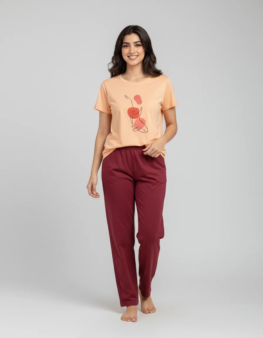 Solid Pyjama set