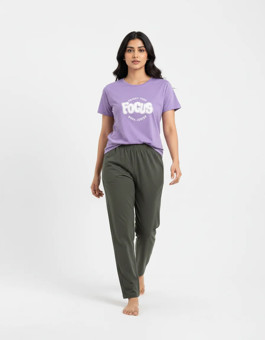 Solid Pyjama set