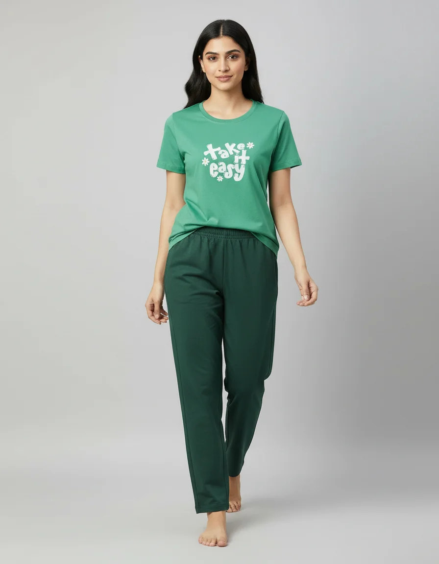 Solid Pyjama set