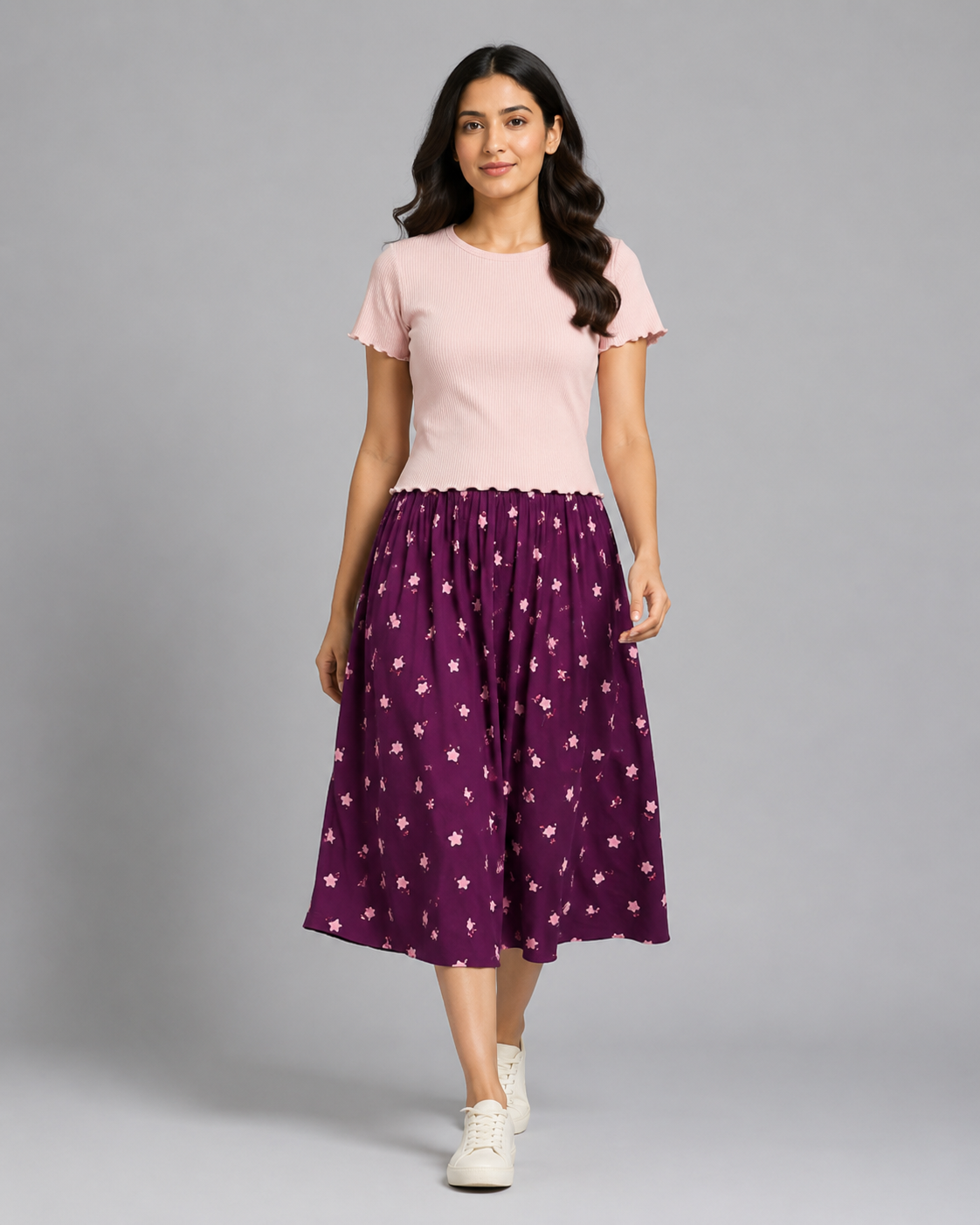 Crop Top and Skirt