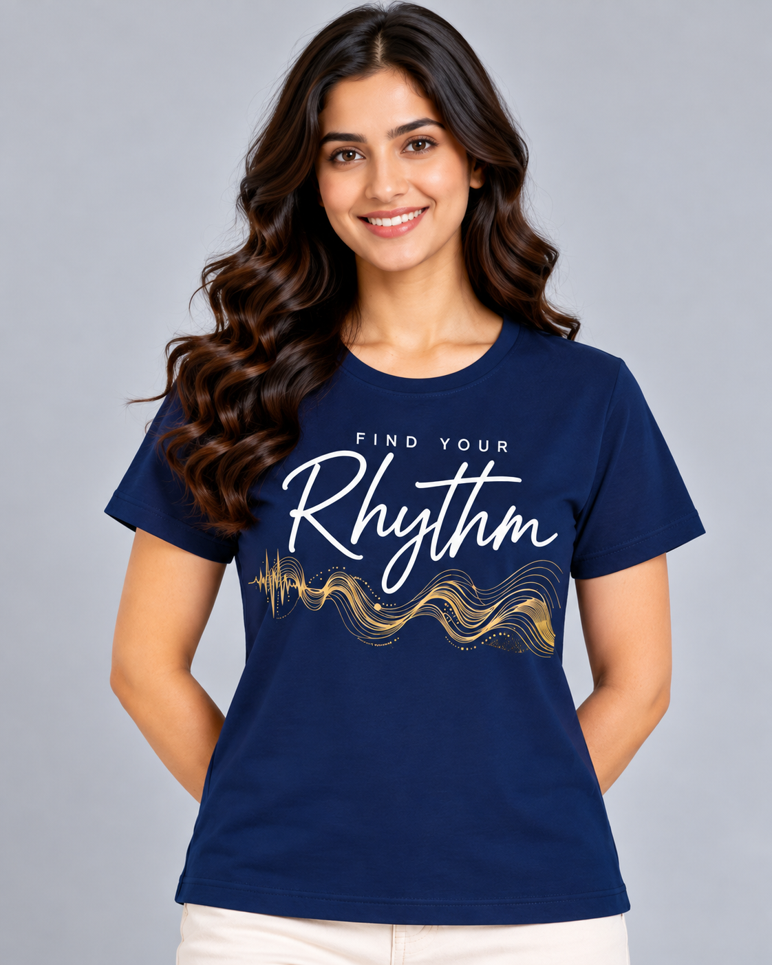 Midnight Navy Solid T shirt