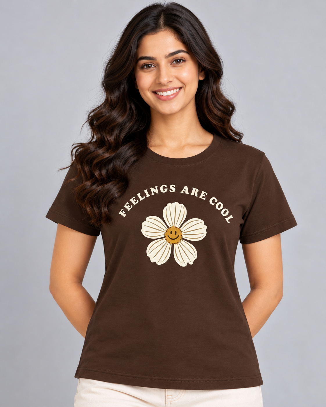 Dark Chocolate Solid T shirt