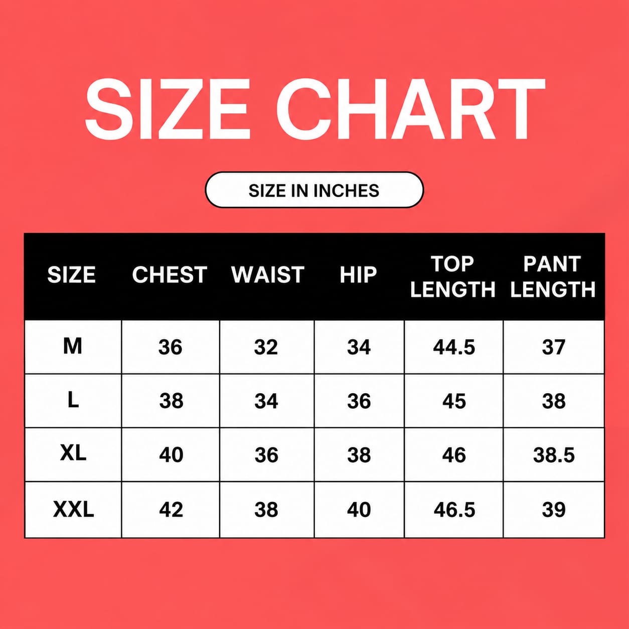 Size Chart Image 1