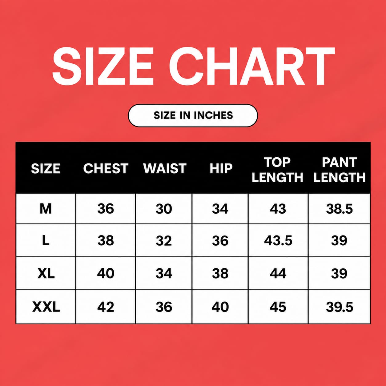 Size Chart Image 1