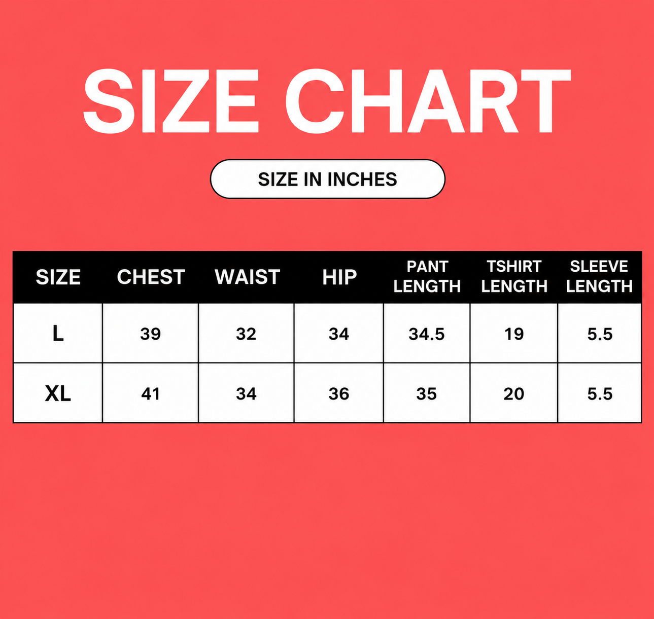 Size Chart Image 1