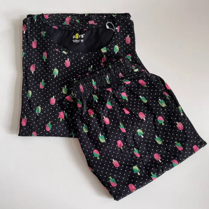 Classic Black Capri Set - Relaxed Fit