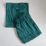Trendy Green Capri Set