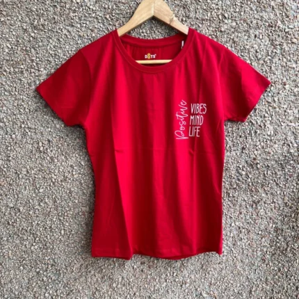 Red Solid T-Shirt