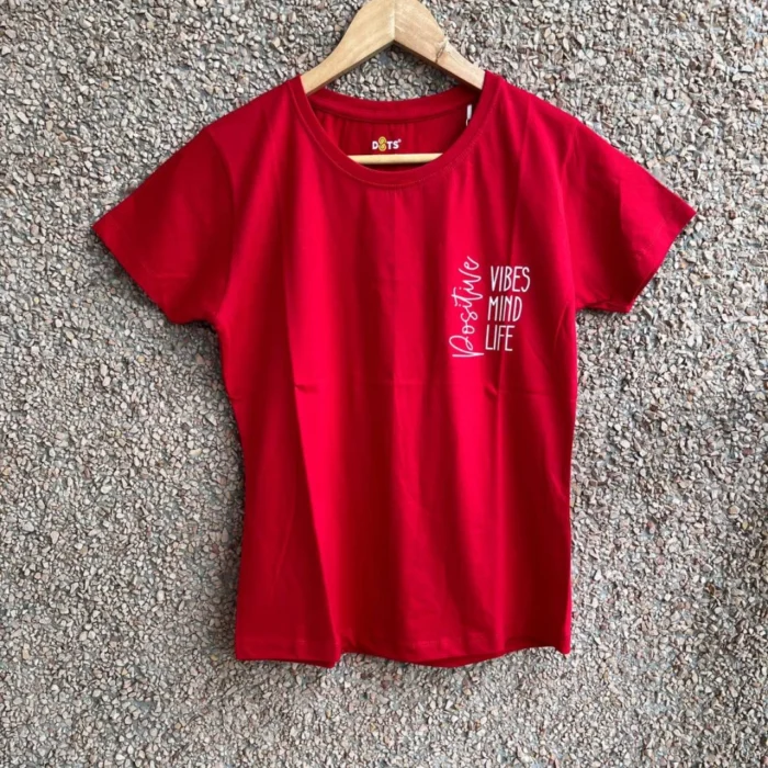 Red Solid T-Shirt