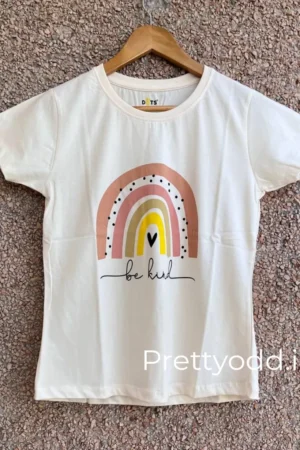 Sandal Solid T-Shirt for Women