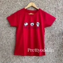 Red Solid T-Shirt for Women
