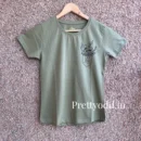 Green Solid T-Shirt for Women