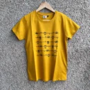 Mustard Solid T-Shirt for Women