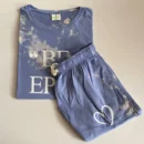 Blue Tie and Dye shorts sets