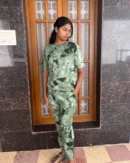 Green Tie and Dye Co-Ord Set