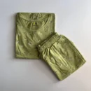 Green shorts sets