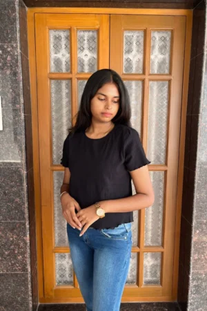 Black Crop Top