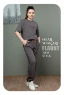 Dark Grey Crop top and jogger Pant Co-Ord Set