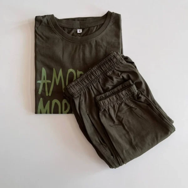 Dark green jogger Co-Ord Set