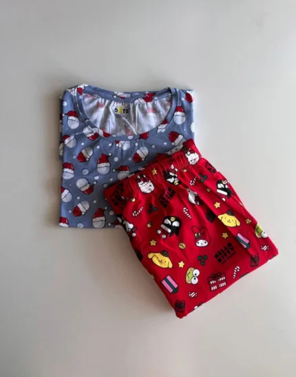 Blue printed Pyjama Set