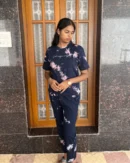 Navy Tie and Dye co ord set