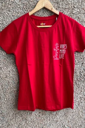 Red Solid T-Shirt
