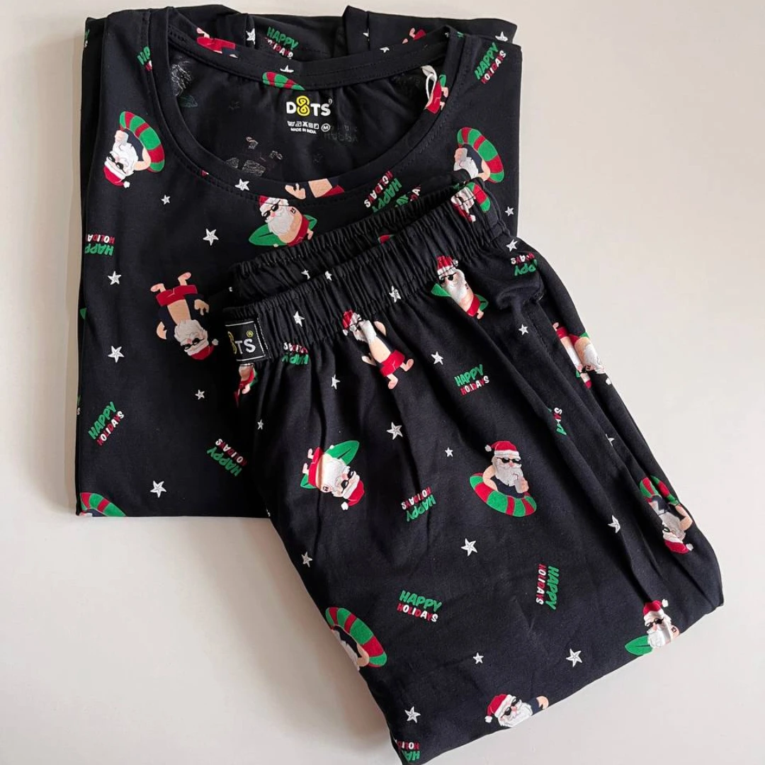 Black Xmas Co-Ord Set