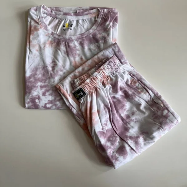 Purple Tie and Dye Co-Ord Set