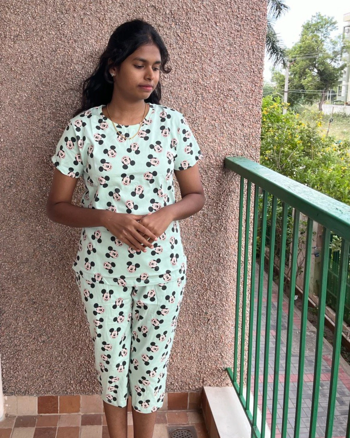 Pista Green Capri Set