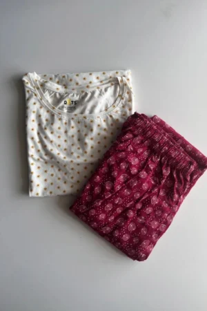 Floral Printed Pyjama Set