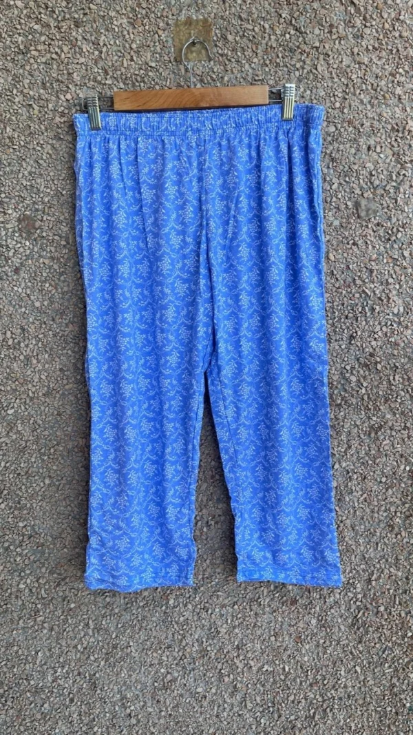 Blue Capri Pants for Women