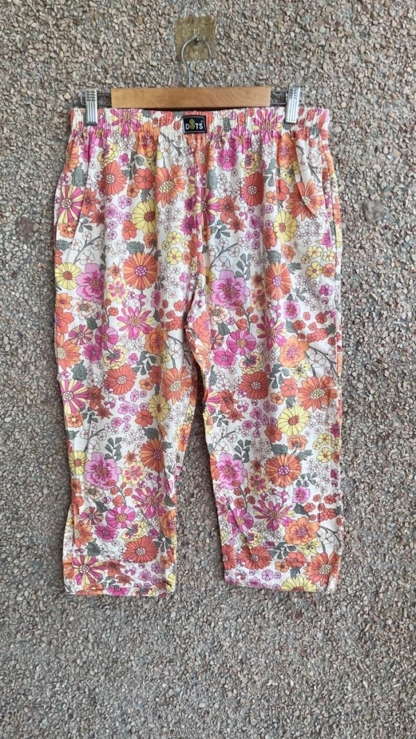 Floral Capri Pants for Women