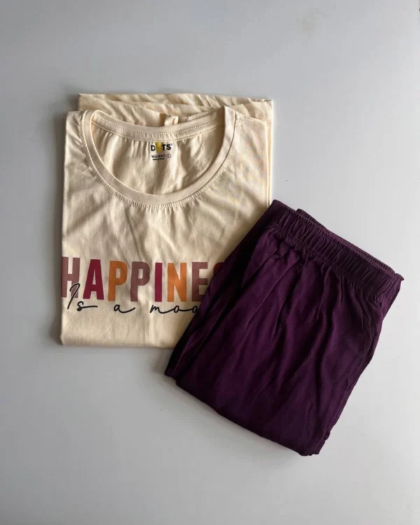 Sandal Solid Pyjama Set