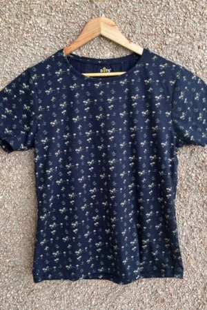Navy Printed tshirt