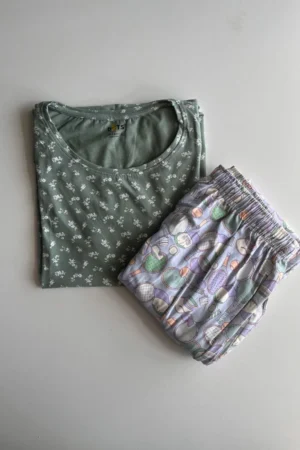 Green Capri Set