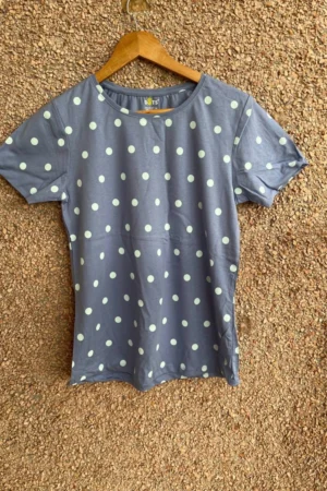 Blue Printed tshirt