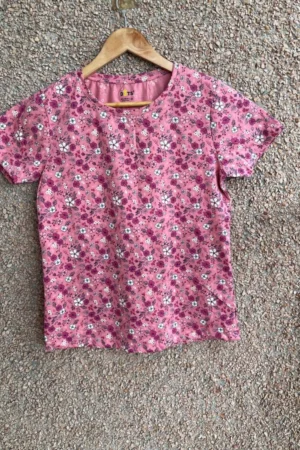 Pink Printed tshirt