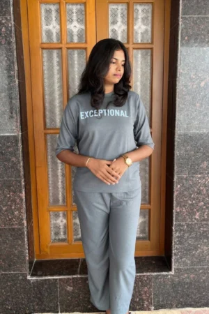 Grey  Co-Ord Set