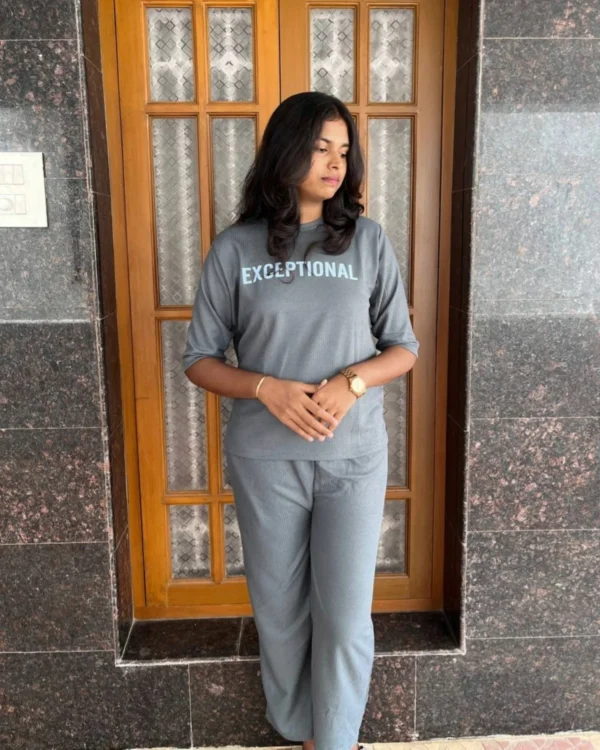 Grey  Co-Ord Set